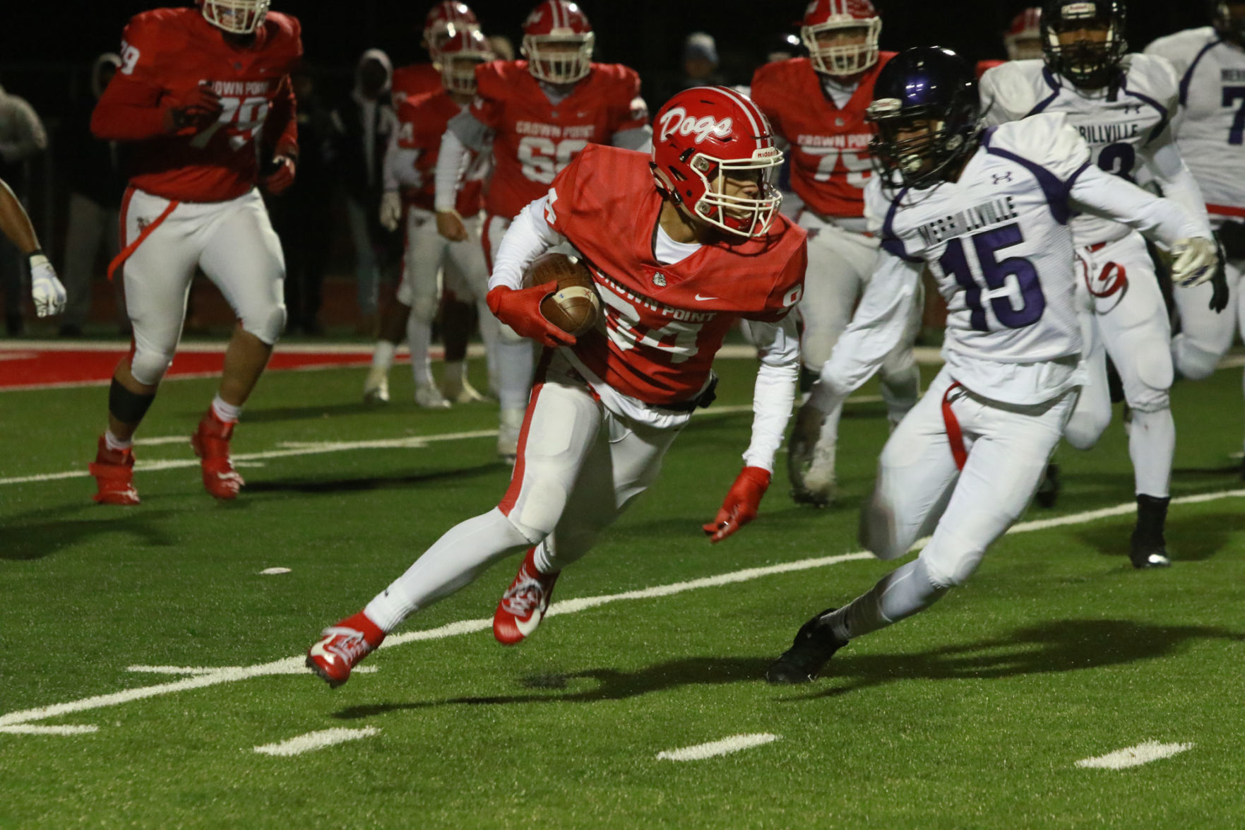 Gallery: Football Sectional - Merrillville at Crown Point